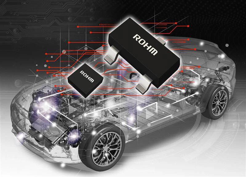ROHM面向支持自动驾驶的高速车载通信系统，开发出支持“CAN FD”的TVS二极管“ESDCANxx系列”
